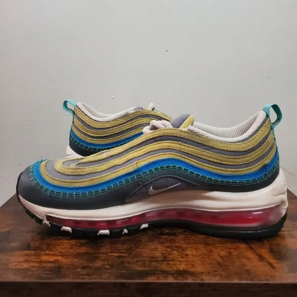 Youth Nike Air Max 97 Air Sprung Iron Grey Size 5.5