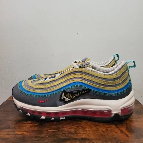 Youth Nike Air Max 97 Air Sprung Iron Grey Size 5.5